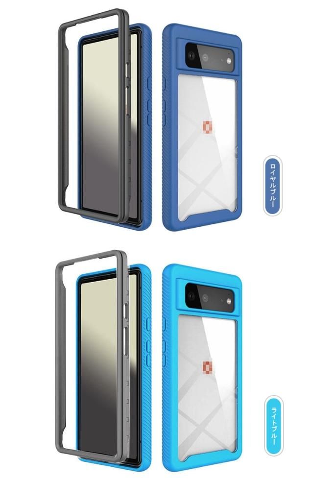 Google Pixel 6a ケース 耐衝撃 カバー クリア シンプル 背面クリア