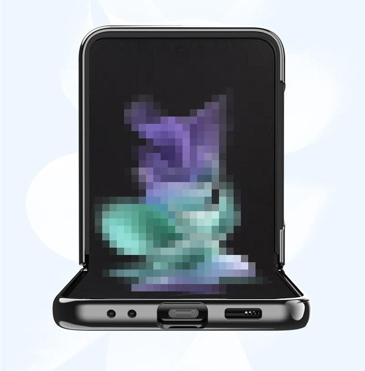 SAMSUNG Galaxy Z Flip4 クリアケース 折りたたみ型 メッキ 透明 SAMSUNG Galaxy Z Flip4 クリアケース 折りたたみ型 メッキ 透明