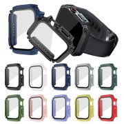 Apple Watch Ultra ケース Apple Watch Series 8 液晶保護カバー ウォッチ シリーズ8/7/ウルトラ 41mm/45mm/49mm フィルム一体型 強化ガラス付き