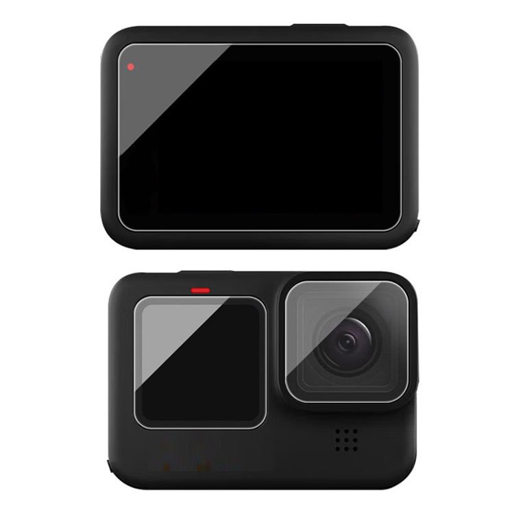 GoPro Hero11 Black ガラスフィルム 強化ガラス 液晶保護フィルム 1枚レンズ保護 + 2枚液晶保護 3枚1セッ - IT問屋