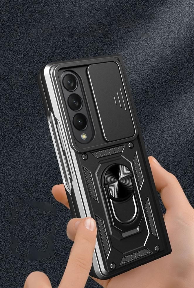 Samsung Galaxy Z Fold4 ケース 耐衝撃 カバー 折りたたみ型