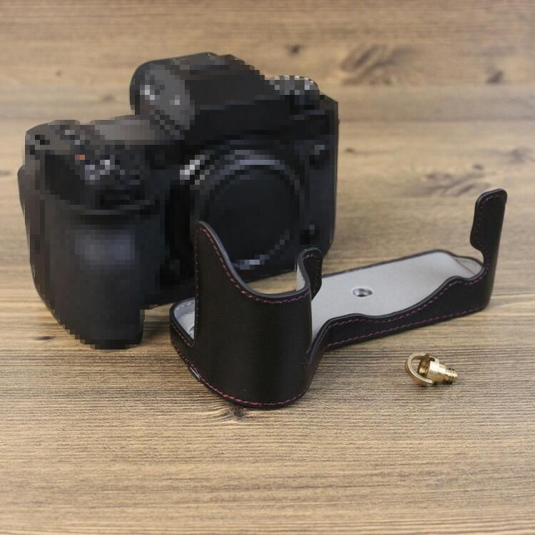 FUJIFILM X-H2S ケース PUレザーハーフケース ハーフカバー 保護 FUJIFILM X-H2S ケース PUレザーハーフケース ハーフカバー 保護