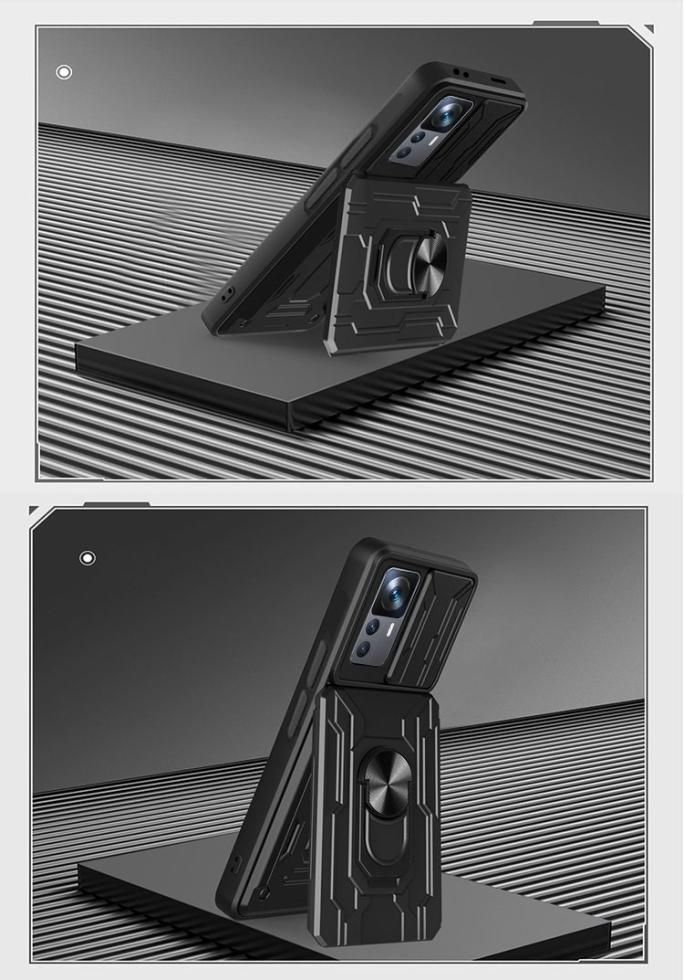 Xiaomi 12T ケース 耐衝撃 Xiaomi 12T Pro カバー スライド式