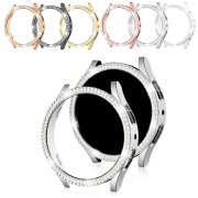 Galaxy Watch 5 ケース カバー メッキ ラインストーン 可愛い インスタ映え ハードケース ギャラクシーウォッチ 5 40mm/44mm ハードケース DME1