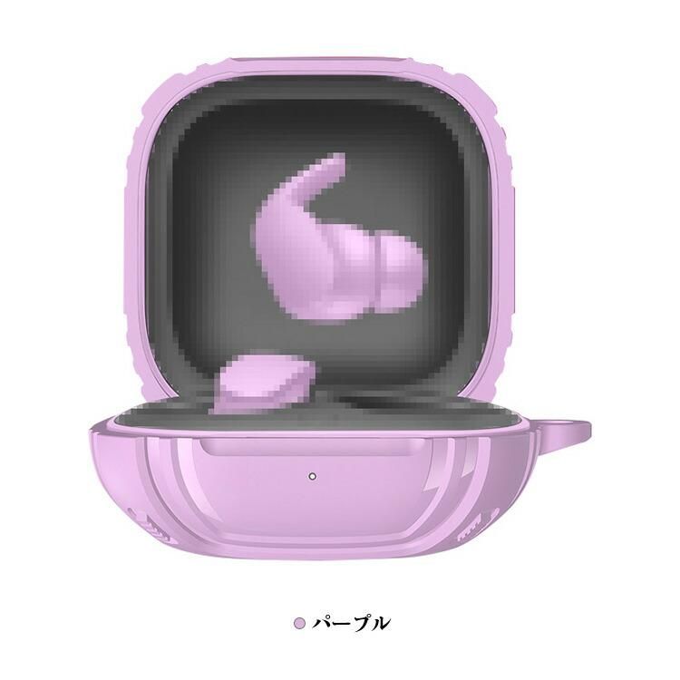 Beats Fit Pro ケース 耐衝撃 カバー カラビナ付き シンプル