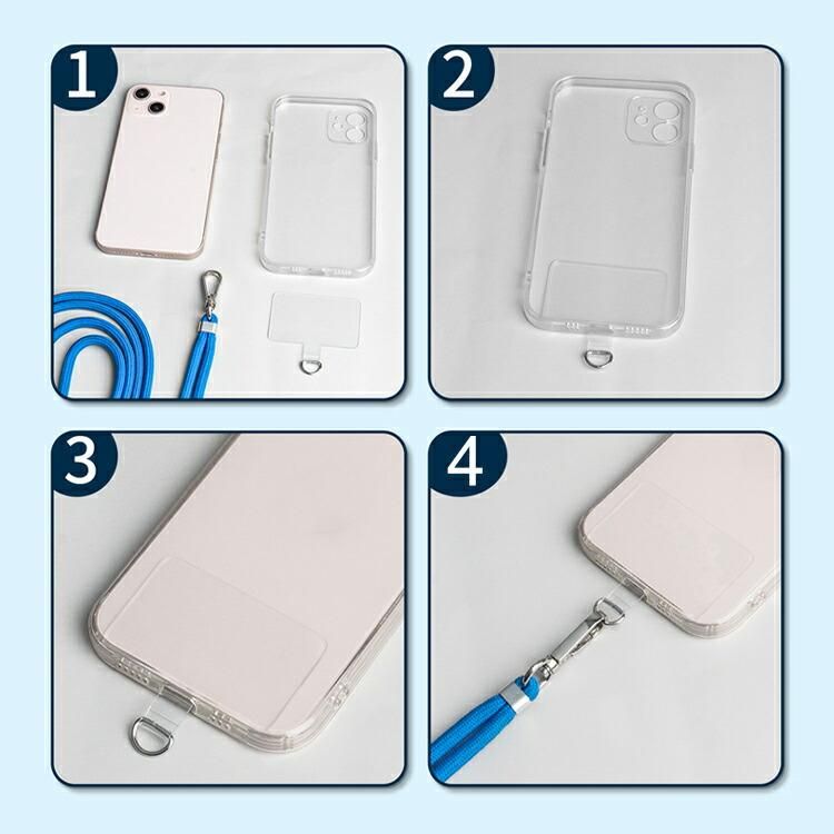 スマホショルダーストラップ iPhone Android 斜めがけスマホショルダー