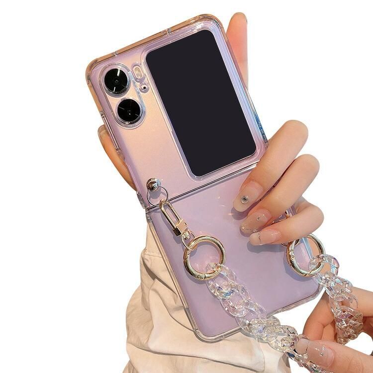 OPPO Find N2 Flip ケース/カバー シンプル スリム プラスチック