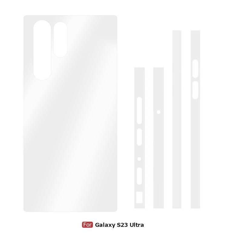 Galaxy S23 保護フィルム 側面保護フィルム+ 背面保護フィルム