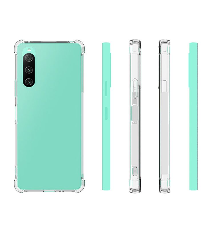 Sony Xperia 10 V ケース クリア 耐衝撃 カバー TPU 透明 ソフトケース