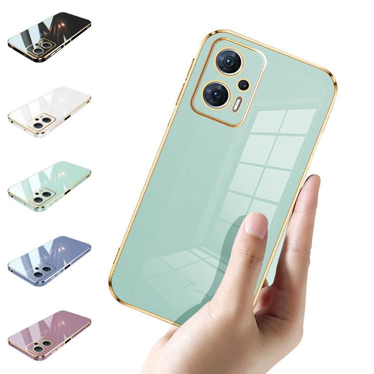 Moto G13 ケース カバー メッキ TPU 背面ケース モト G13 ラ