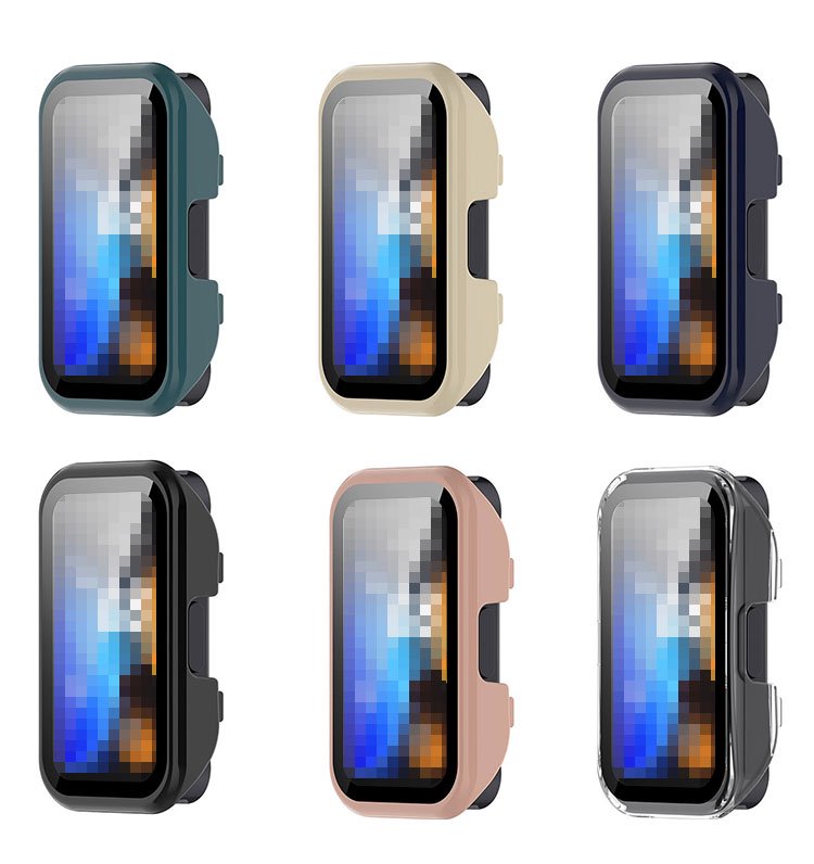 HUAWEI Band 8 ケース カバー 強化ガラス ガラスフィルム付き