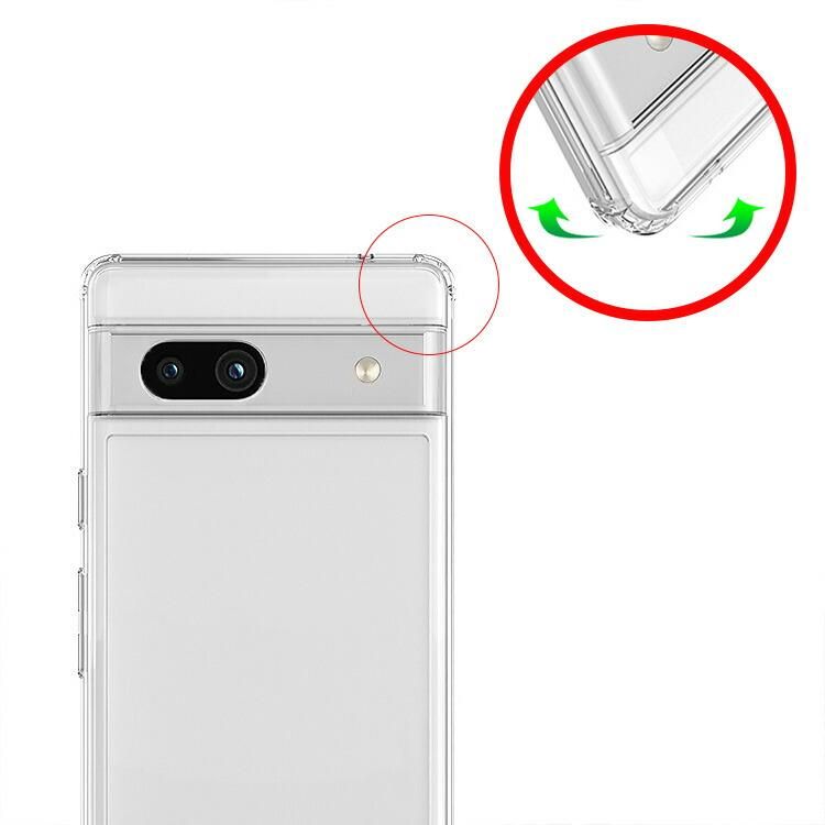Google Pixel 7a ケース 耐衝撃 カバー クリア 透明 耐衝撃ケース 衝撃