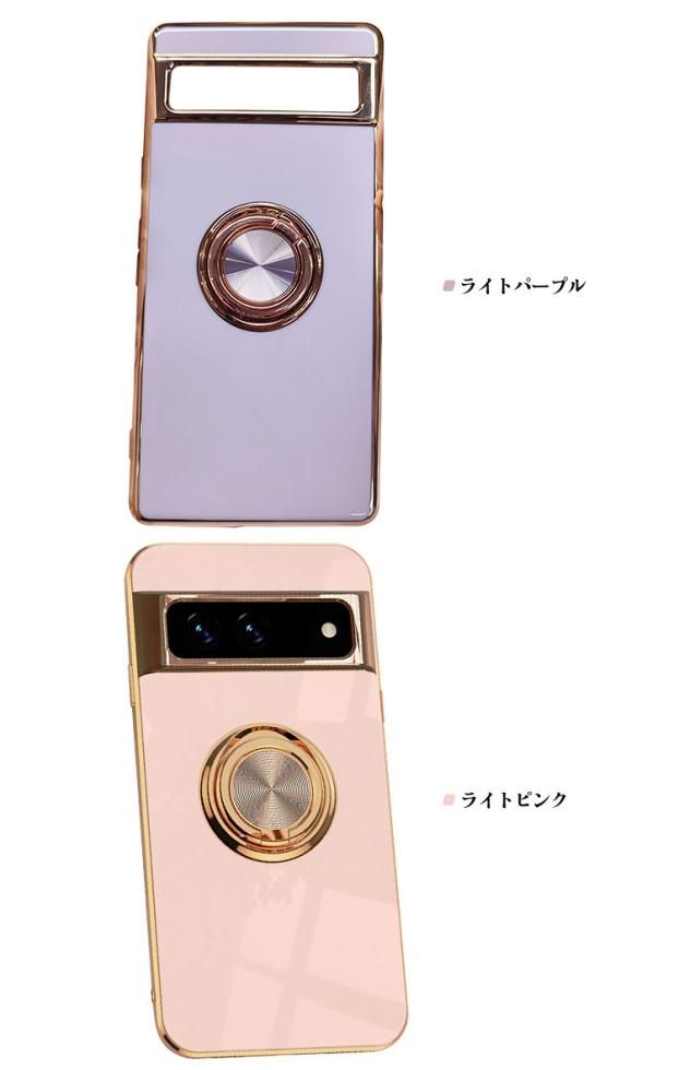 Google Pixel 7a ケース カバー 一体型リング付き TPU 紐