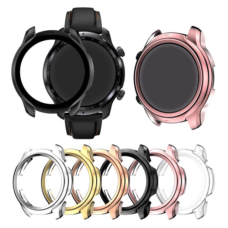 TicWatch Pro 3/3 Ultra GPS ケース カバー メッキ クリア 保護ケース/カバー TPU 耐衝撃ケース/カバー ソフトケース  液晶保護なし - IT問屋