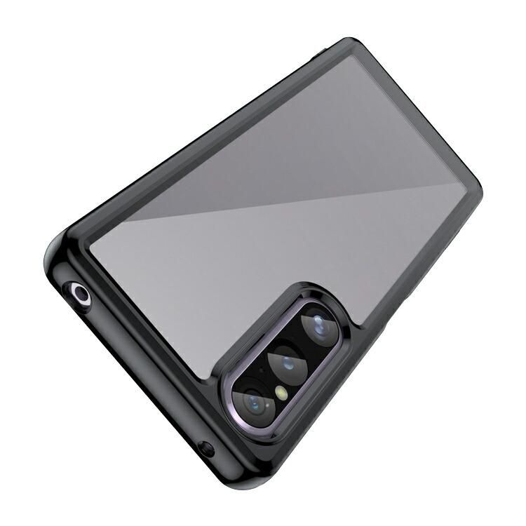 Sony Xperia 1 V ケース クリア カバー 耐衝撃 ソニー エクスぺ