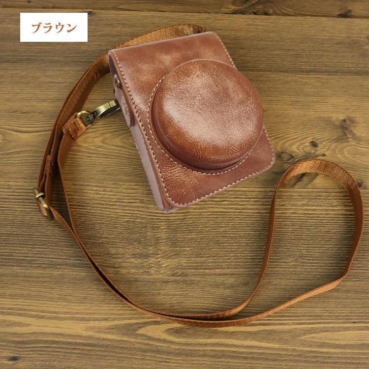 VLOGCAM ZV-1 II カメラケース ZV-1F ZV-1 PUレザー ショルダー