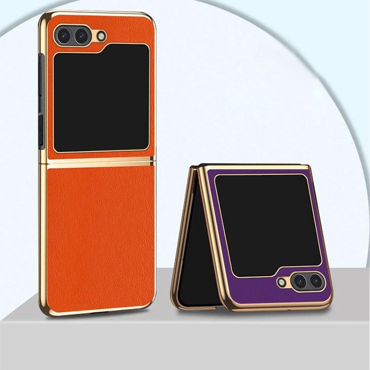 Samsung Galaxy Z Flip5 ケース / カバー 折りたたみ型 メッキ