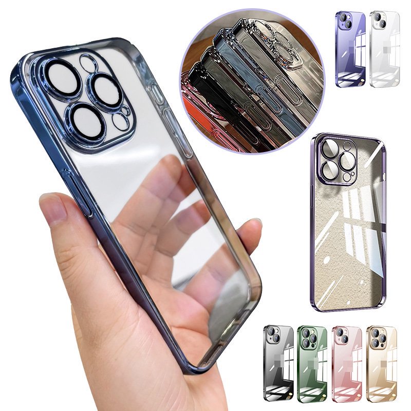 iPhone15 ケース カバー 一体型強化ガラスカメラレンズ保護フィルム