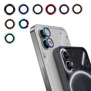 Nothing Phone 2 カメラレンズカバー レンズ保護 2枚入り 強化ガラス アルミカバー 可愛い キラキラ お洒落 ガラスフィルム メタルカバー レンズカバー レンズ プロテクター
