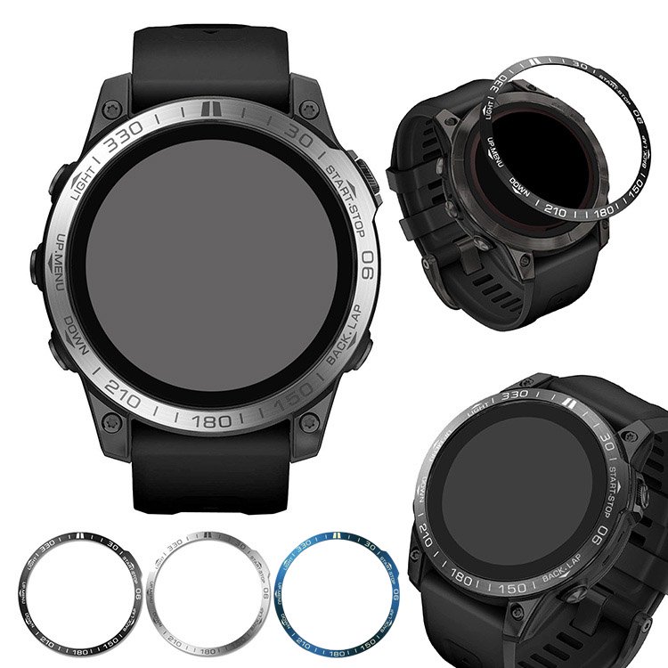 Garmin fenix 7X Pro ベゼルリング fenix 7 Pro fenix 7S Pro 保護カバー ベゼルリングフレーム ステンレス  - iPhone16 バンパー ケースのIT問屋