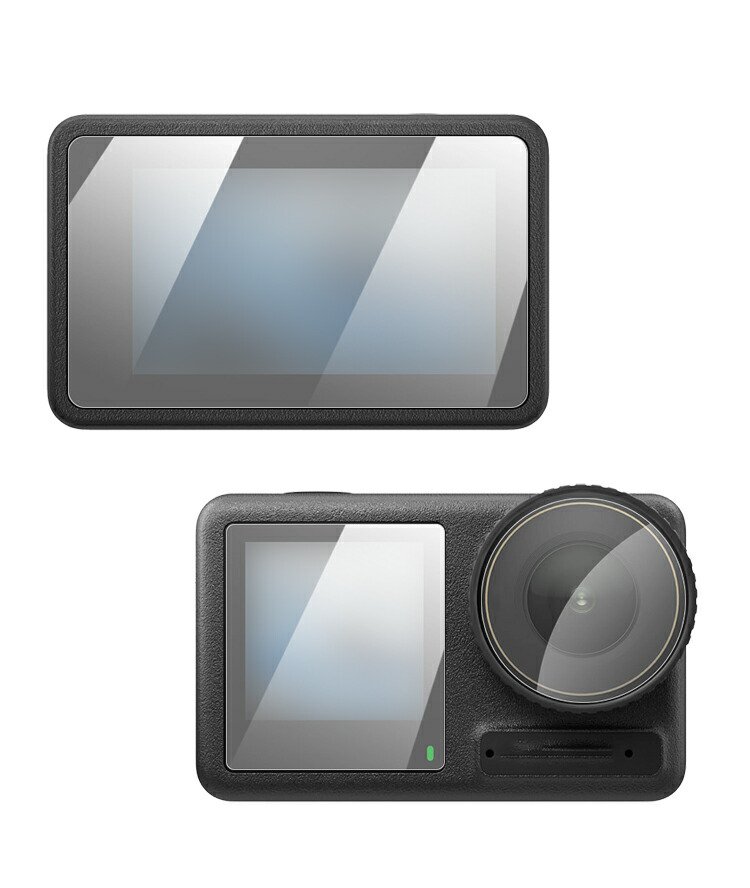 DJI Osmo Action 4 ガラスフィルム 強化ガラス レンズ保護フィルム+液晶保護フィルム + サブディスプレイ液晶保護フィルム - IT問屋