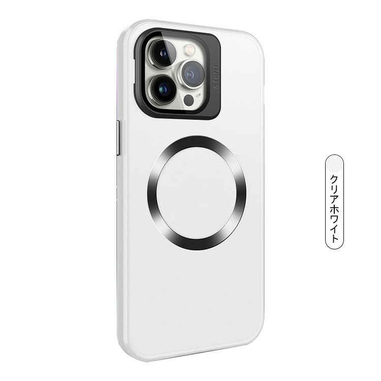 iPhone15 ケース/カバー 強化ガラス カメラカバー スタンド付き