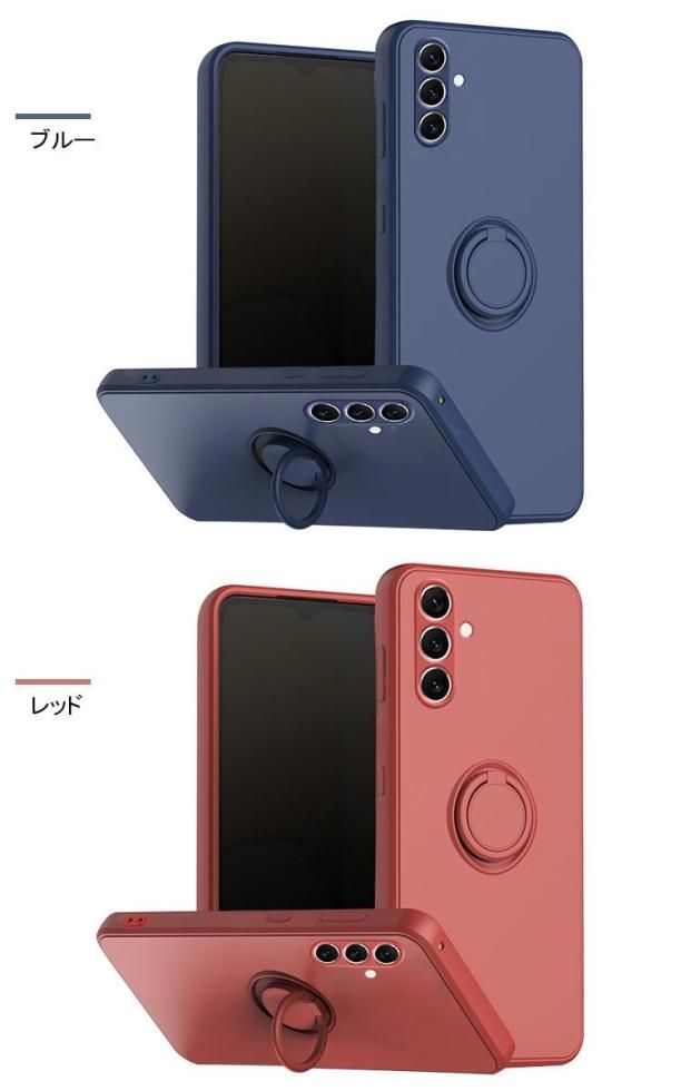 Samsung Galaxy A54 5G ケース 耐衝撃 カバー 一体型リング付き