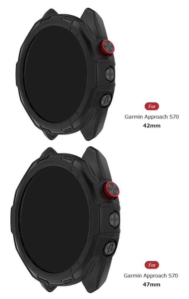 Garmin Approach S70 ケース TPU 耐衝撃ケース/カバー ガーミン