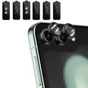 Samsung Galaxy Z Flip5 カメラカバー ガラスフィルム カメラ保護 レンズカバー サムスン ギャラクシーZ フリップ5 強化ガラス アルミ レンズ保護 保護フィルム