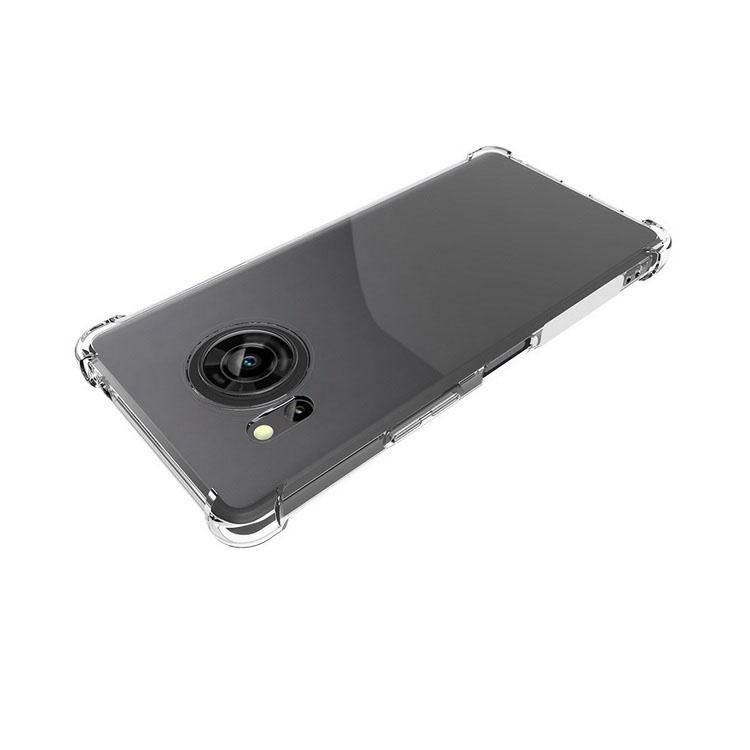 SHARP AQUOS R8 ケース 耐衝撃 クリアケース/カバー TPU 角 保護