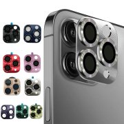 iPhone15 カメラカバー アルミ 15 Plus/15 Pro/15 Pro Max レンズ保護カバー 金属性 強化ガラス付き レンズカバー レンズ プロテクター ベゼル