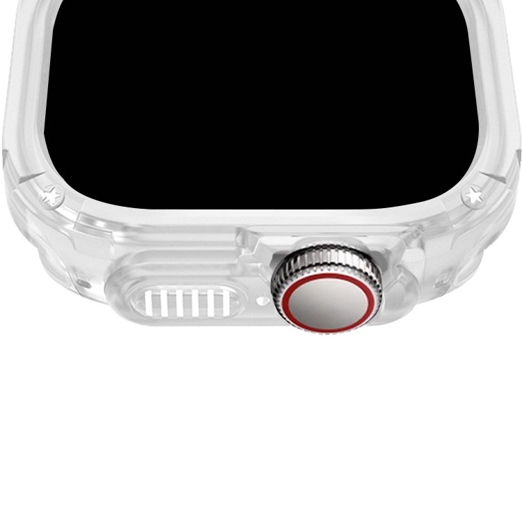 Apple Watch Ultra 2 ケース バンパー メタル調 金属風 ハードケース