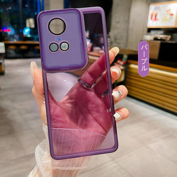 Reno10 Pro 5G 耐衝撃 ケース クリア 透明 かわいい シンプル TPU