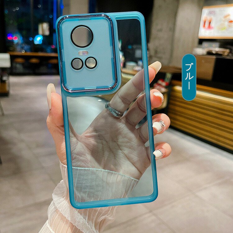 Reno10 Pro 5G 耐衝撃 ケース クリア 透明 かわいい シンプル TPU 