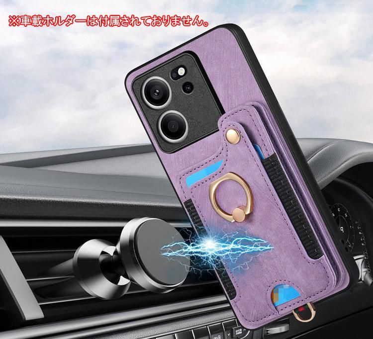 Xiaomi 13T ケース 13T Pro カバー 背面レザーケース カード収納