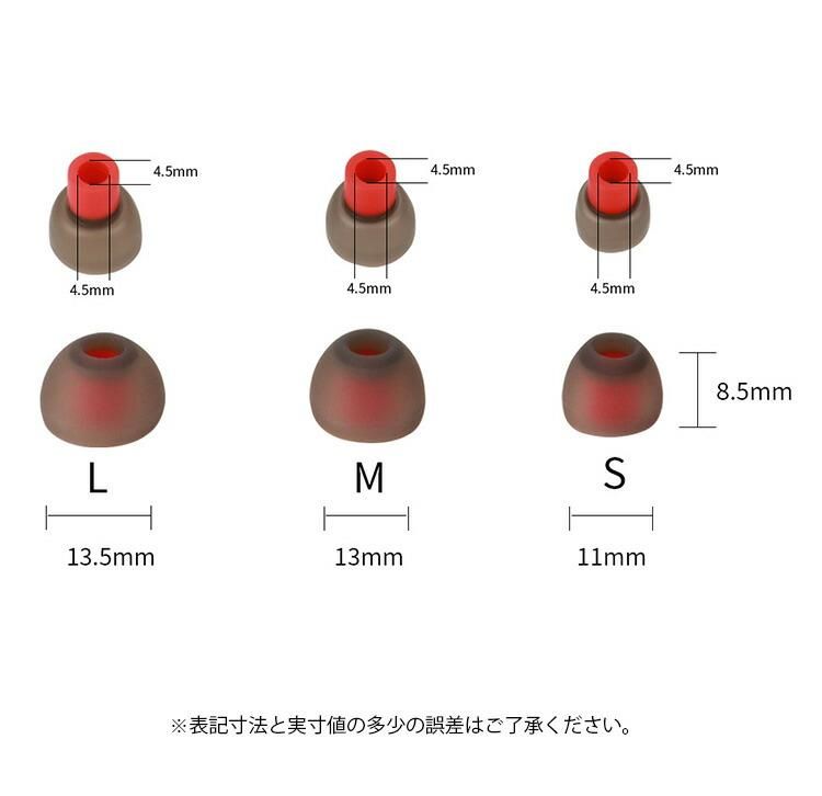 Sony INZONE Buds スポーツヘッドフォン 3セット (L+S+M) 合計6