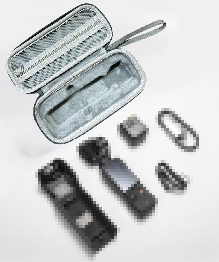 オスモ ポケット 3 ケース カバー DJI Osmo Pocket 3 収納 ポーチ 耐衝撃 ストラップ付き オスモ ポケット3 収納ケース ポーチ  - IT問屋