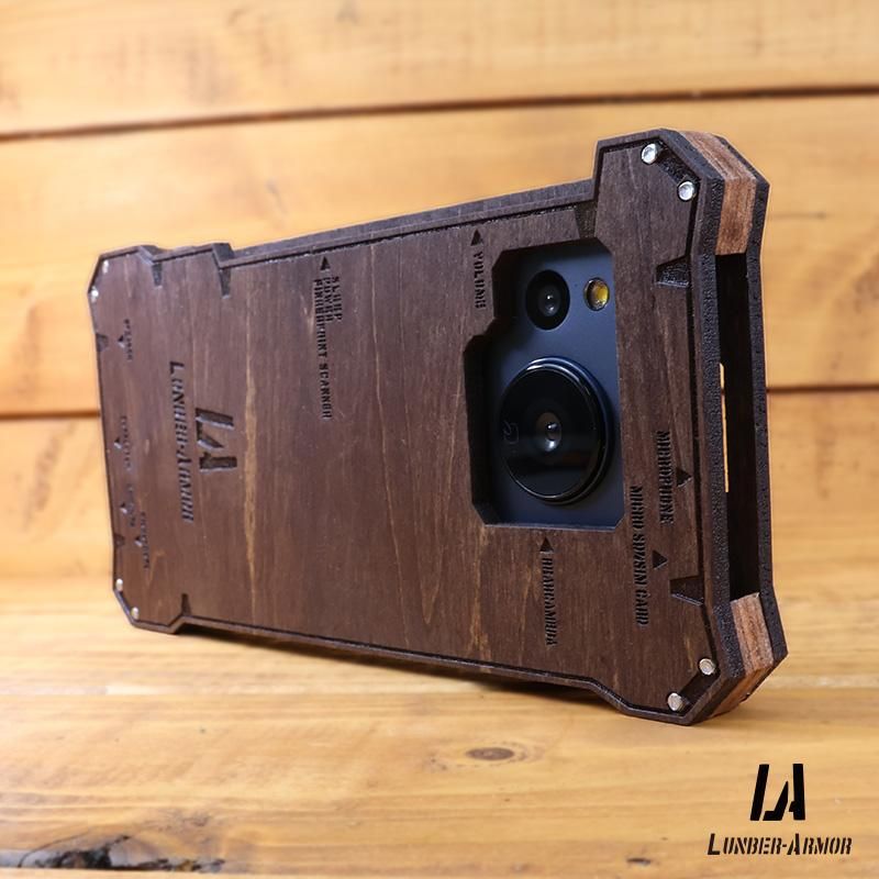 AQUOS sense8 ケース 木製 耐衝撃 軽い ウッドケース 木のケース 本革