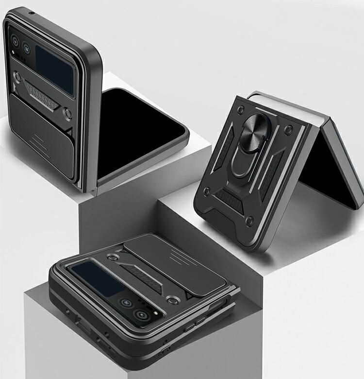 MOTOROLA Razr 40 耐衝撃 ケース Razr 40s カバー スライド式