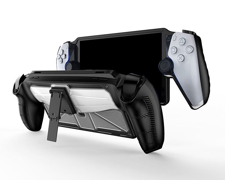 PlayStation Portal 耐衝撃 ケース カバー TPU ソフトケース スタンド