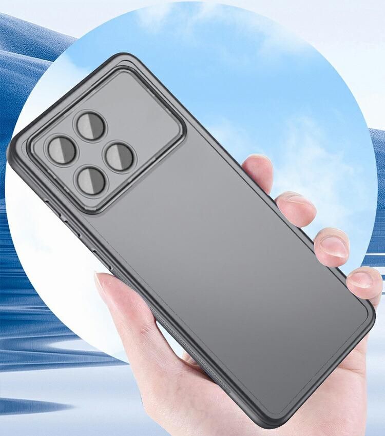 POCO X6 Pro ケース カバー カメラ保護あり クリア 透明