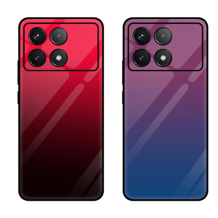 POCO X6 pro ケース / カバー TPU グラデーション 背面強化 POCO X6 pro ケース / カバー TPU グラデーション 背面強化