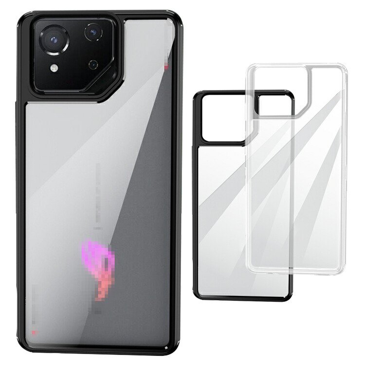 ROG Phone 8 クリア ケース ROG Phone 8 Pro 耐衝撃 カバー 背面透明