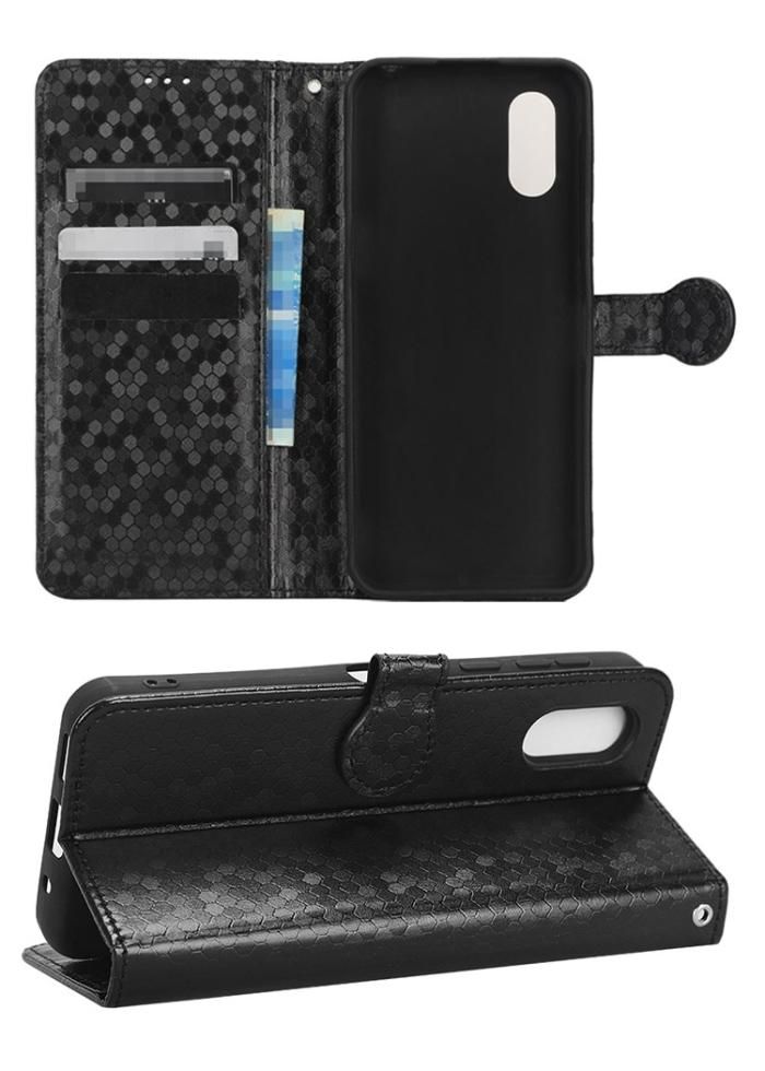 BASIO active ケース active2 カバー 手帳型 幾何学模様