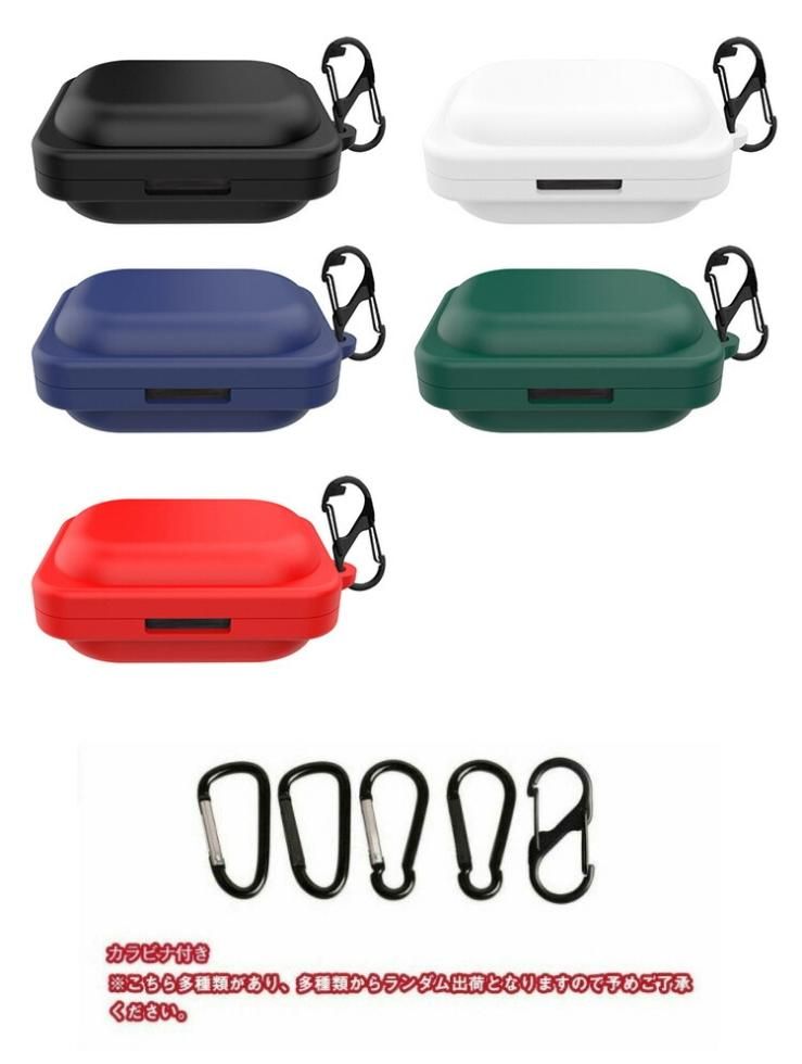 Nothing ear(a) BLACK + シリコンケース Nothing Ear (a) ケース シリコン シンプル カラビナ付き 保護