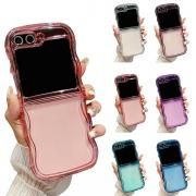 Galaxy Z Flip6 ꥢ  Ѿ׷ С ޤꤿ߷ Ⱦ ꥢ Ʃ TPU 襤 Samsung ॹ 饯 Z եå6