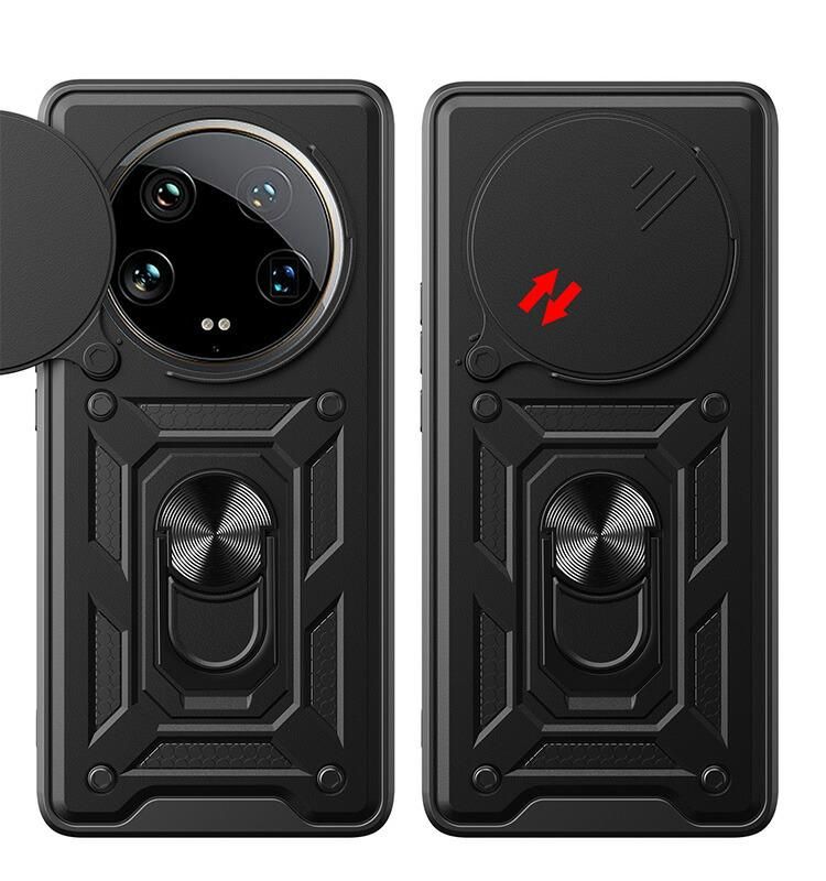 Xiaomi 14 Ultra ケース 耐衝撃カバー 一体型リング付き Xiaomi 14 Ultra ケース 耐衝撃カバー 一体型リング付き