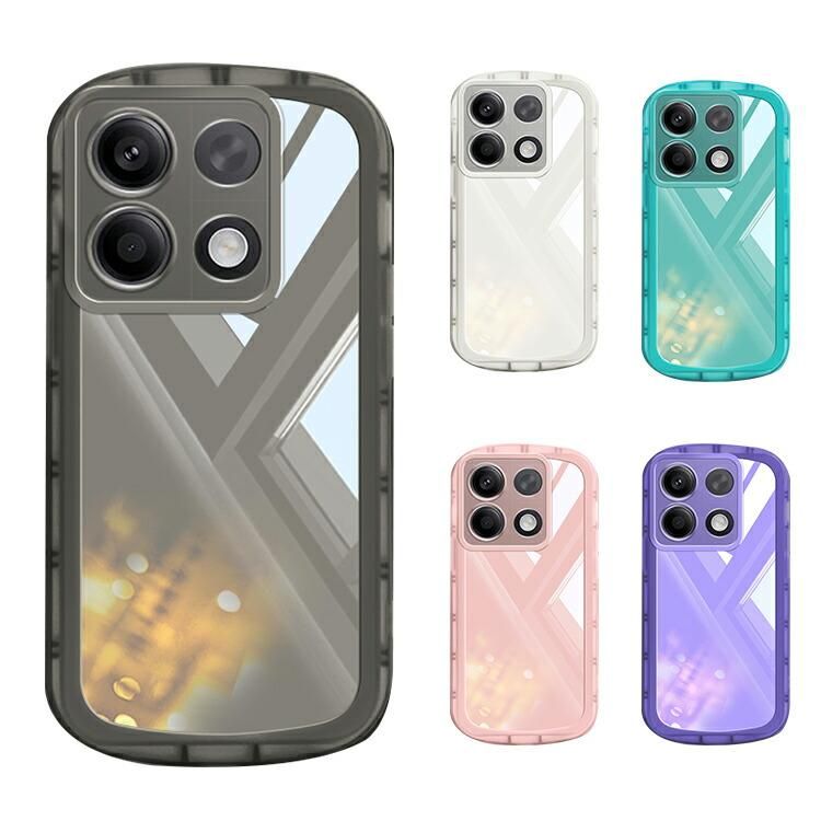 Redmi Note 13pro 5G ブラック＋透明ケースとガラスセット Redmi Note 13pro 5G ブラック＋透明ケースとガラスセット 楽天