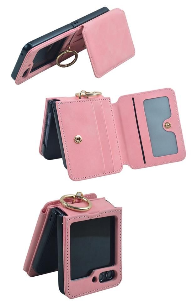 Galaxy Z Flip6 ケース 折りたたみ型 ショルダーストラップ