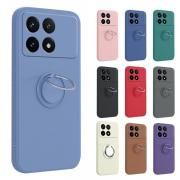 POCO F6 Pro ケース 耐衝撃カバー カメラ保護あり リング付き スタンド機能 シリコン ソフトケース 可愛い お洒落 小米 シャオミ Xiaomi POCO F6 プロ